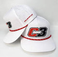 C3 White Performance Rope Hat