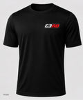 C3RD Black DryFit Performance Tee
