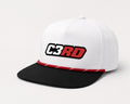 C3RD Heritage Rope Hat – White/Black (Pre-Order)