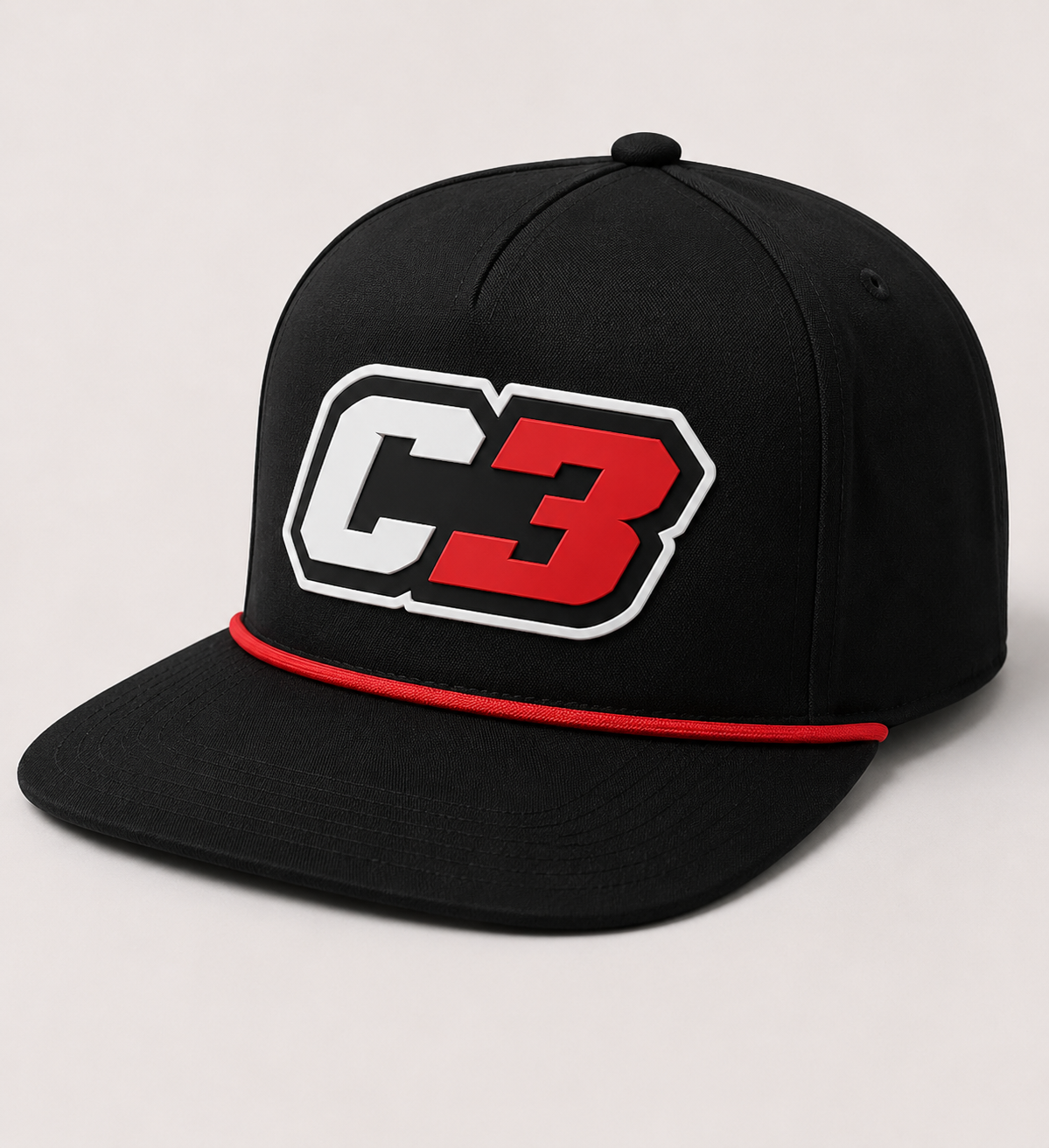 C3 Black Performance Rope Hat